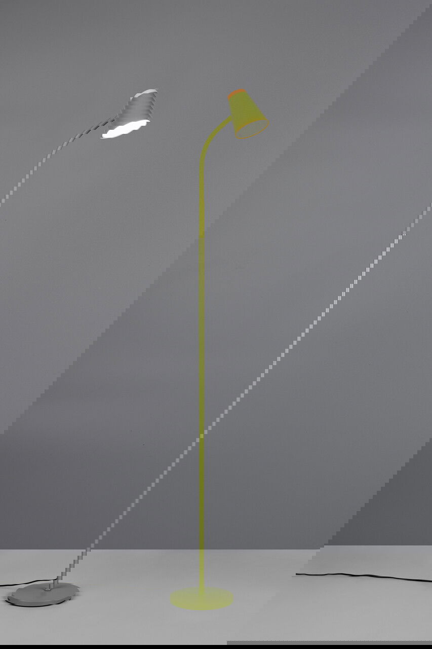 Lampadar Pongo, RL, 19.5x145 cm, 4.5W, 1x SMD, plastic, verde/natur