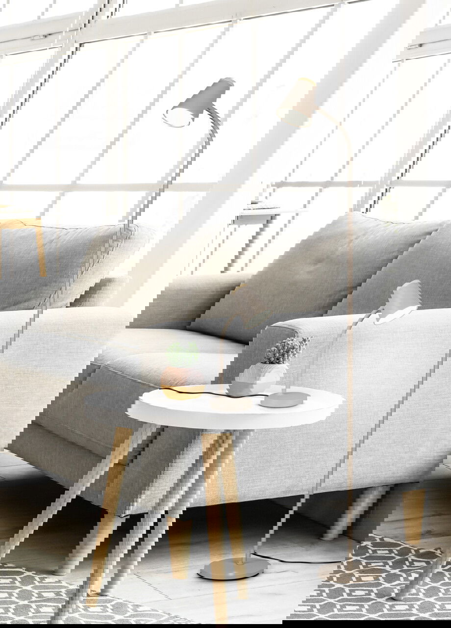 Lampadar Pongo, RL, 19.5x145 cm, 4.5W, 1x SMD, plastic, bej/natur