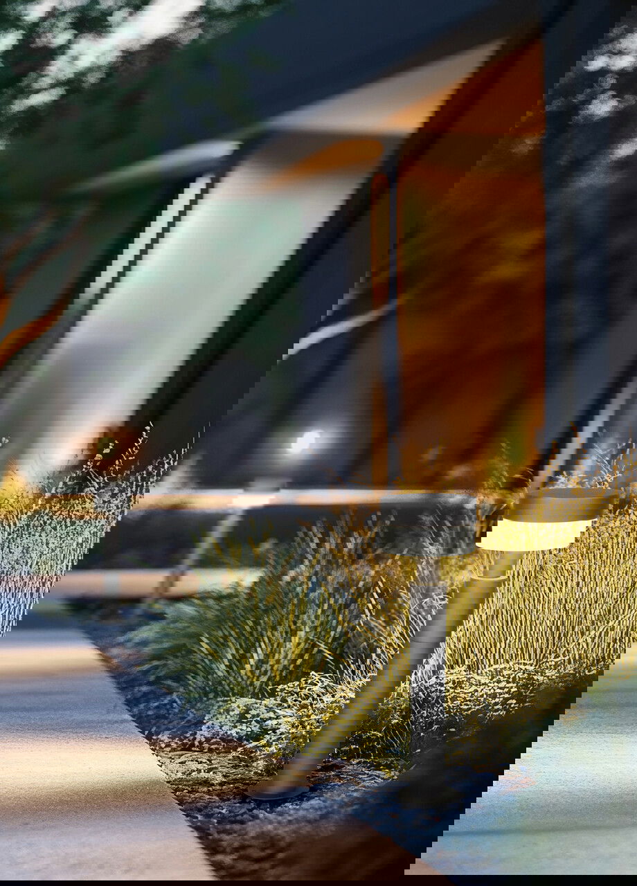 Lampadar de exterior Mackenzie, TRIO, 16.5x65 cm, 8W, 1x SMD, aluminiu, antracit