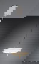 Lustra Keaton, TRIO, 40x150 cm, 34.5W, 1x SMD, metal, gri/auriu