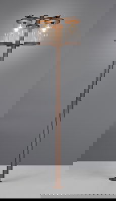 Lampadar de exterior Sambesi, TRIO, 51x240 cm, 28W, 3x E27, aluminiu, ruginiu