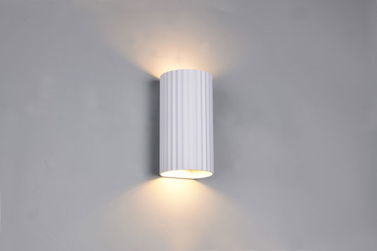 Aplica de perete Soka, TRIO, 9.5x8.5x18 cm, 10W, 2x GU10, metal, alb mat