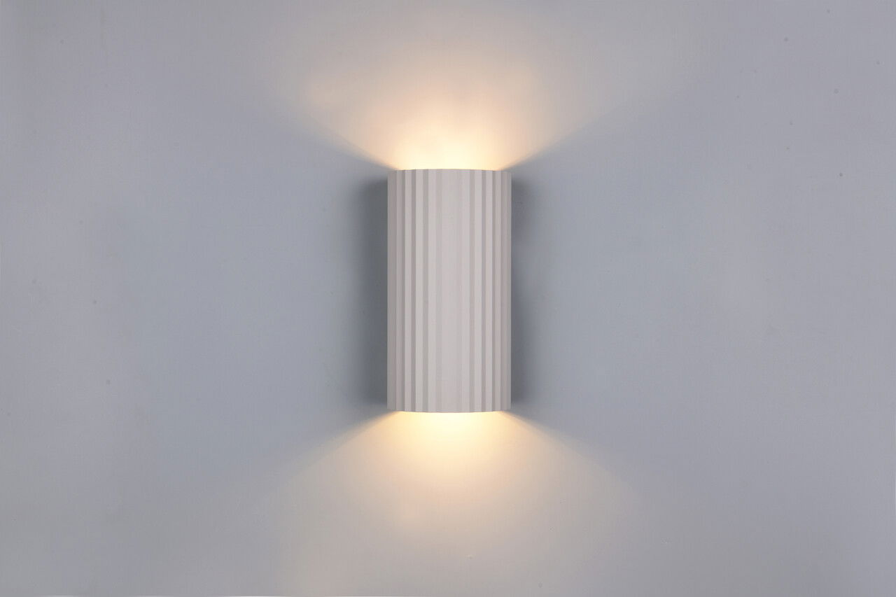 Aplica de perete Soka, TRIO, 9.5x8.5x18 cm, 10W, 2x GU10, metal, gri