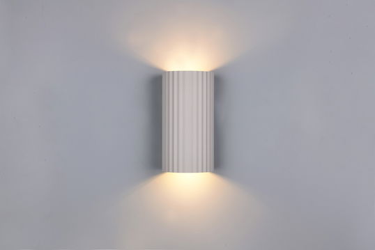 Aplica de perete Soka, TRIO, 9.5x8.5x18 cm, 10W, 2x GU10, metal, gri