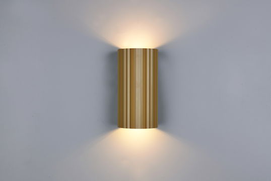 Aplica de perete Soka, TRIO, 9.5x8.5x18 cm, 10W, 2x GU10, metal, maro