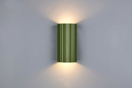 Aplica de perete Soka, TRIO, 9.5x8.5x18 cm, 10W, 2x GU10, metal, verde