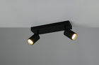Plafoniera Soka, TRIO, 30x9x14.5 cm, 10W, 2x GU10, metal, negru mat