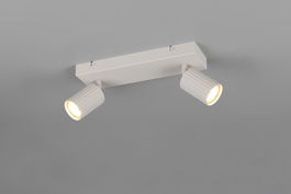 Plafoniera Soka, TRIO, 30x9x14.5 cm, 10W, 2x GU10, metal, gri