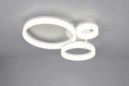 Plafoniera Scope, RL, 51x40.5x12.5 cm, 32W, 1x SMD, plastic, alb mat