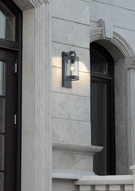 Aplica de perete pentru exterior Sambesi, TRIO, 12.5x33 cm, 28W, 1x E27, aluminiu, antracit