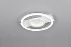 Plafoniera Wheeler, RL, 35x33x4.7 cm, 16W, 1x SMD, metal, alb mat
