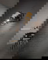 Aplica de perete Tosh, TRIO, 9x13.7 cm, 15W, 1x E14, metal, negru mat/natur