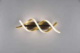 Aplica de perete Sequence, TRIO, 47x20.5x13.5 cm, 22W, 1x SMD, aluminiu, negru/bronz mat