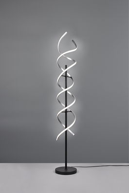 Lampadar Sequence, TRIO, 23x150 cm, 32W, 1x SMD, aluminiu, negru/argintiu lucios