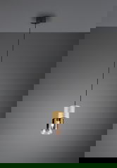 Lustra Robin, TRIO, 10x150 cm, 28W, 1x E27, metal, negru/bronz mat