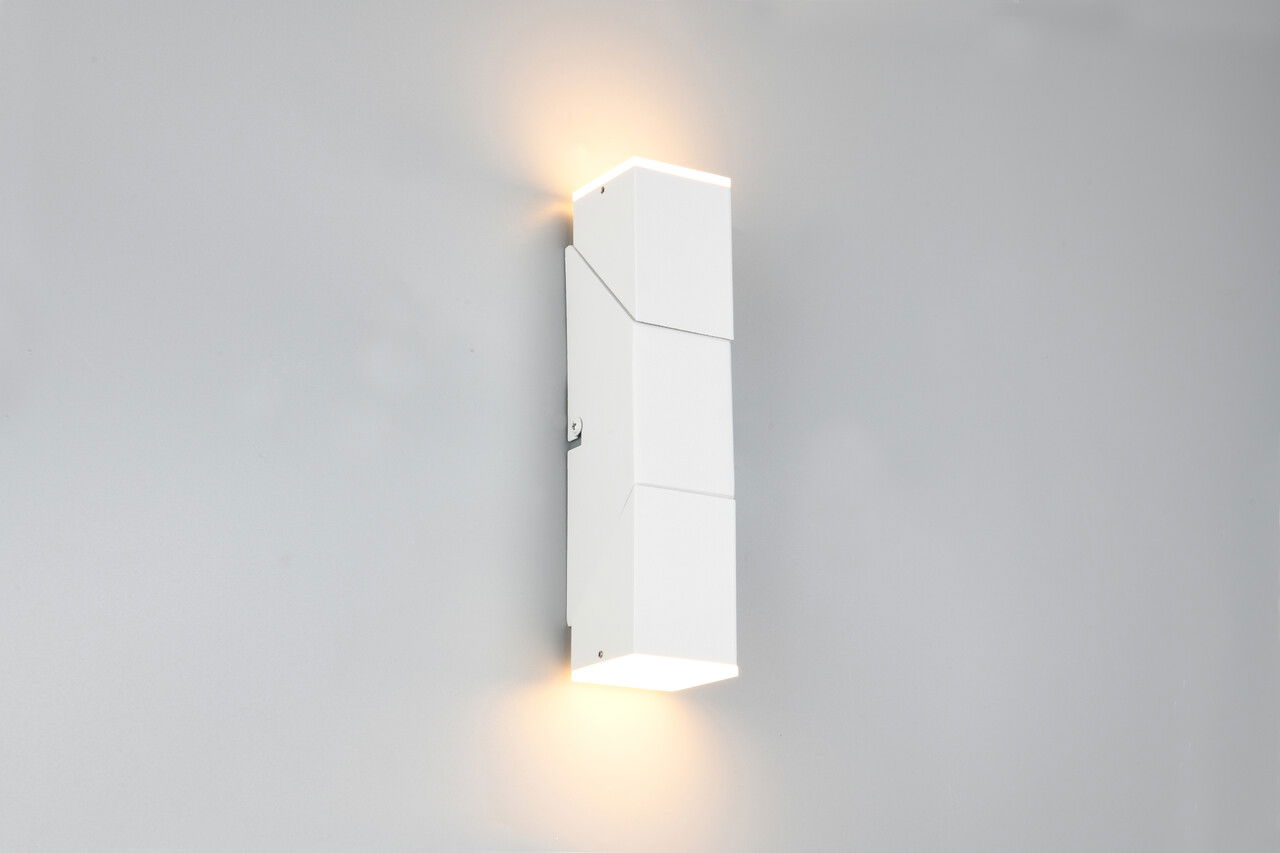 Aplica de perete Raglan, TRIO, 5x8x17 cm, 3.8W, 2x SMD, metal, alb mat