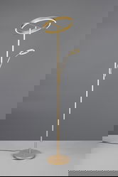 Lampadar Willis, TRIO, 40x180 cm, 39W/5.5W, 2x SMD, metal, auriu