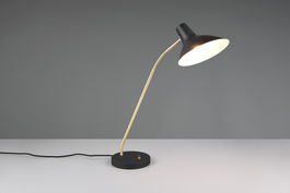 Lampa de masa Traveller, TRIO, 50x20x54 cm, 10W, 1x E27, metal, negru/auriu