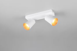 Plafoniera Sharp, TRIO, 28x8.5x16 cm, 10W, 2x GU10, metal, alb mat