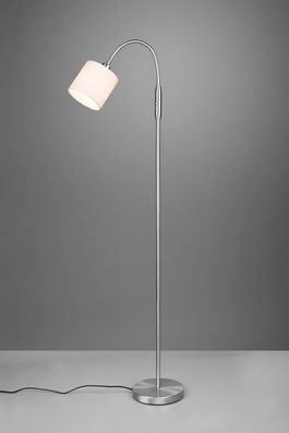 Lampadar Tommy, RL, 20x130 cm, 40W, 1x E14, metal, nichel mat/alb