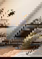 Lampadar Tommy, RL, 20x130 cm, 40W, 1x E14, metal/textil, negru mat