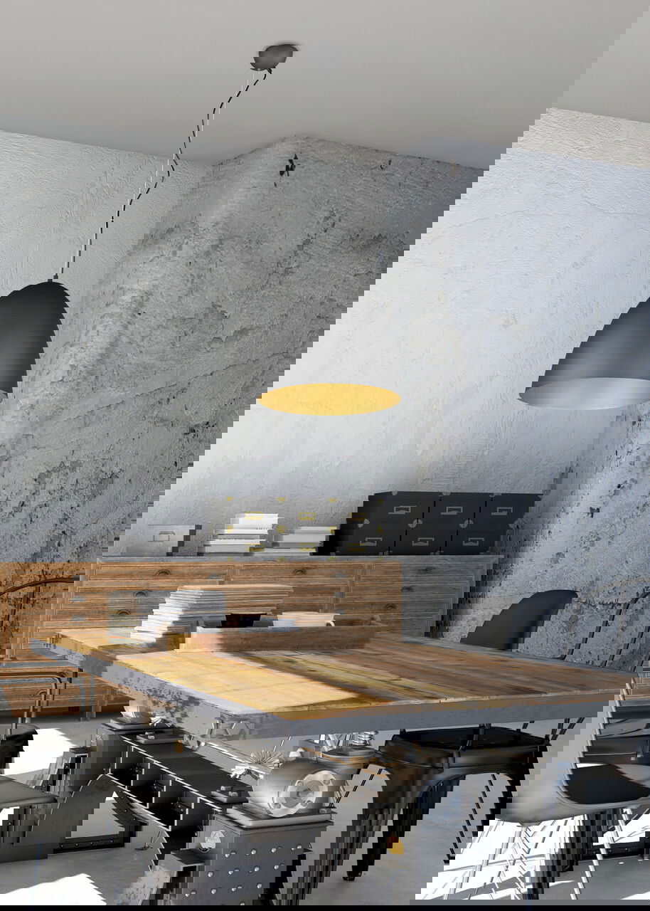 Lustra Tilda, RL, 40x150 cm, 40W, 1x E27, metal, negru/auriu