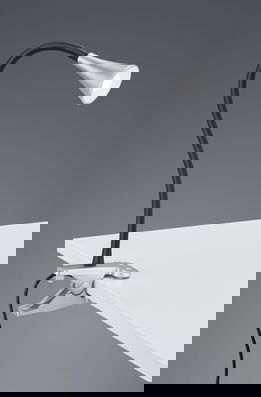 Lampa de masa Viper, RL, 6.2x35 cm, 3W, 1x SMD, plastic, negru/argintiu