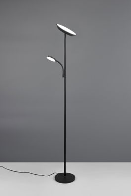 Lampadar Specter, RL NOW, 25/9.3x178 cm, 17W/4.5, 2x SMD, metal, negru mat