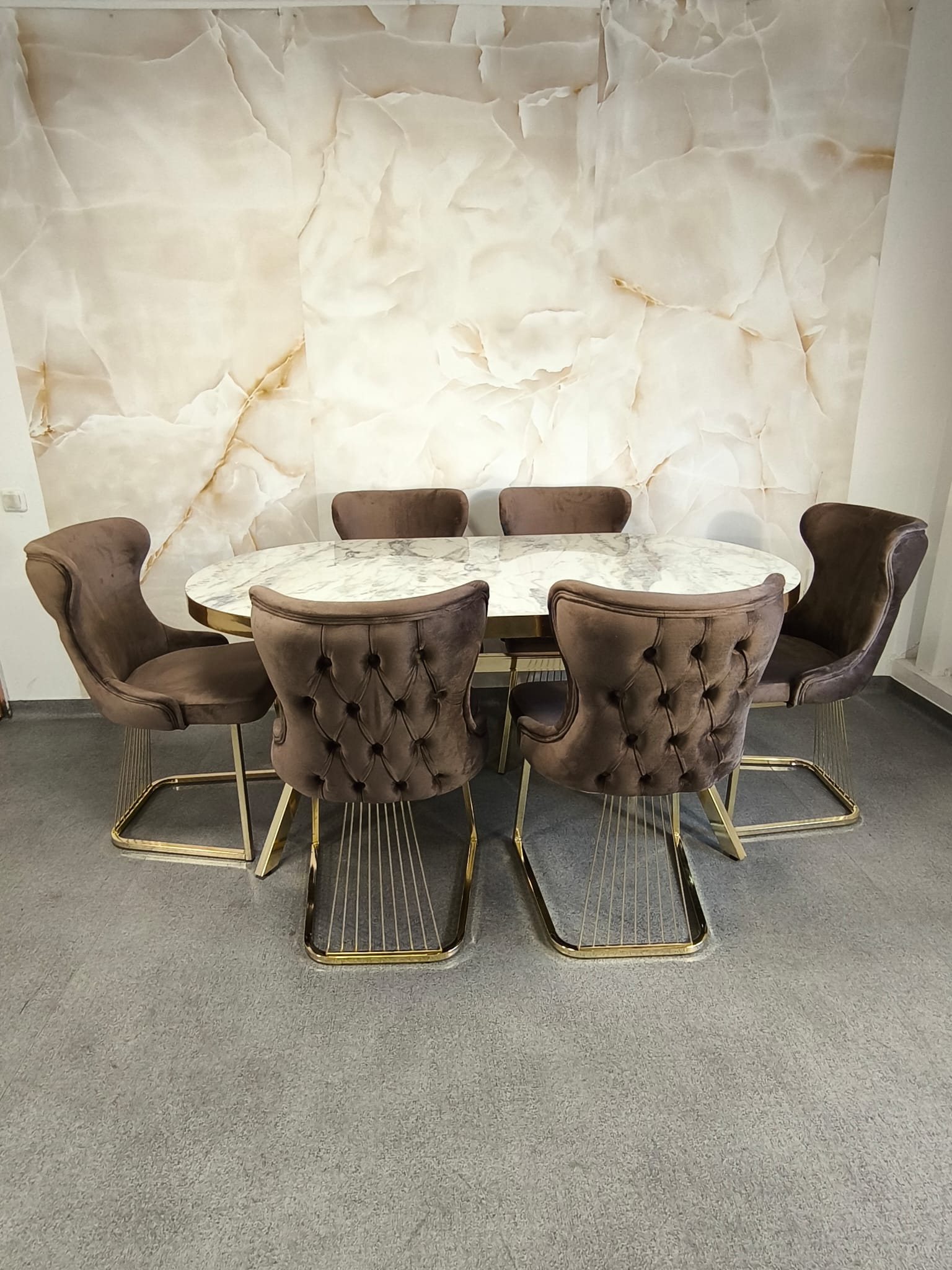 SET STELLA MARO MASA+6 SCAUNE PERSONALIZABIL PE CULORI