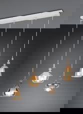 Lustra Aldea, TRIO, 65x9x200 cm, 10W, 4x E14, metal, multicolor