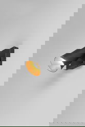 Aplica de perete Sharp, TRIO, 10x15.5x10 cm, 10W, 1x GU10, metal, negru mat