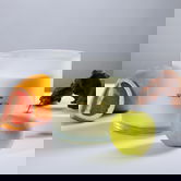 Lumanare parfumata Glow, Homla, 870 gr, ceara/sticla, alb