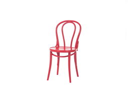 Scaun din lemn de fag 18 Red, l41xA51,5xH84 cm