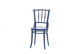 Scaun din lemn de fag Dejavu 378 Blue, l40,5xA48xH86,5 cm
