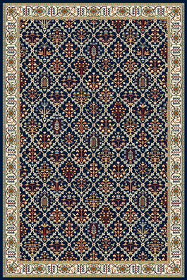 Covor Tamir Navy Blue, Wilton