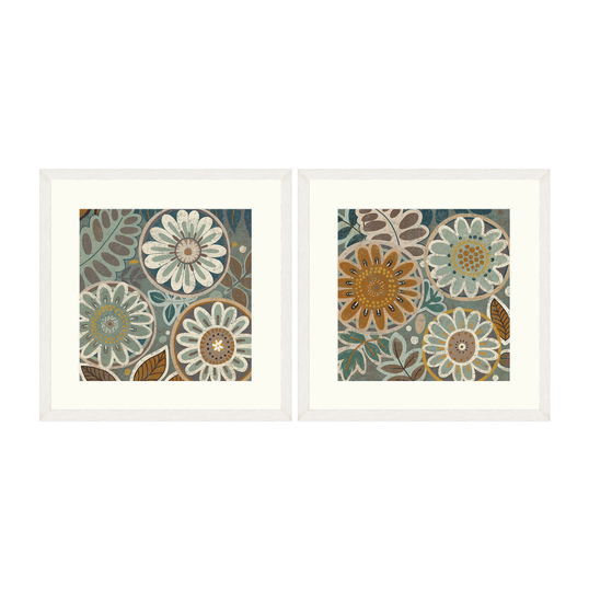 Tablou 2 piese Framed Art Floral