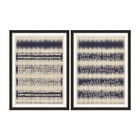 Tablou 2 piese Framed Art Indigo Patterns