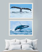 Tablou 2 piese Framed Art Whales