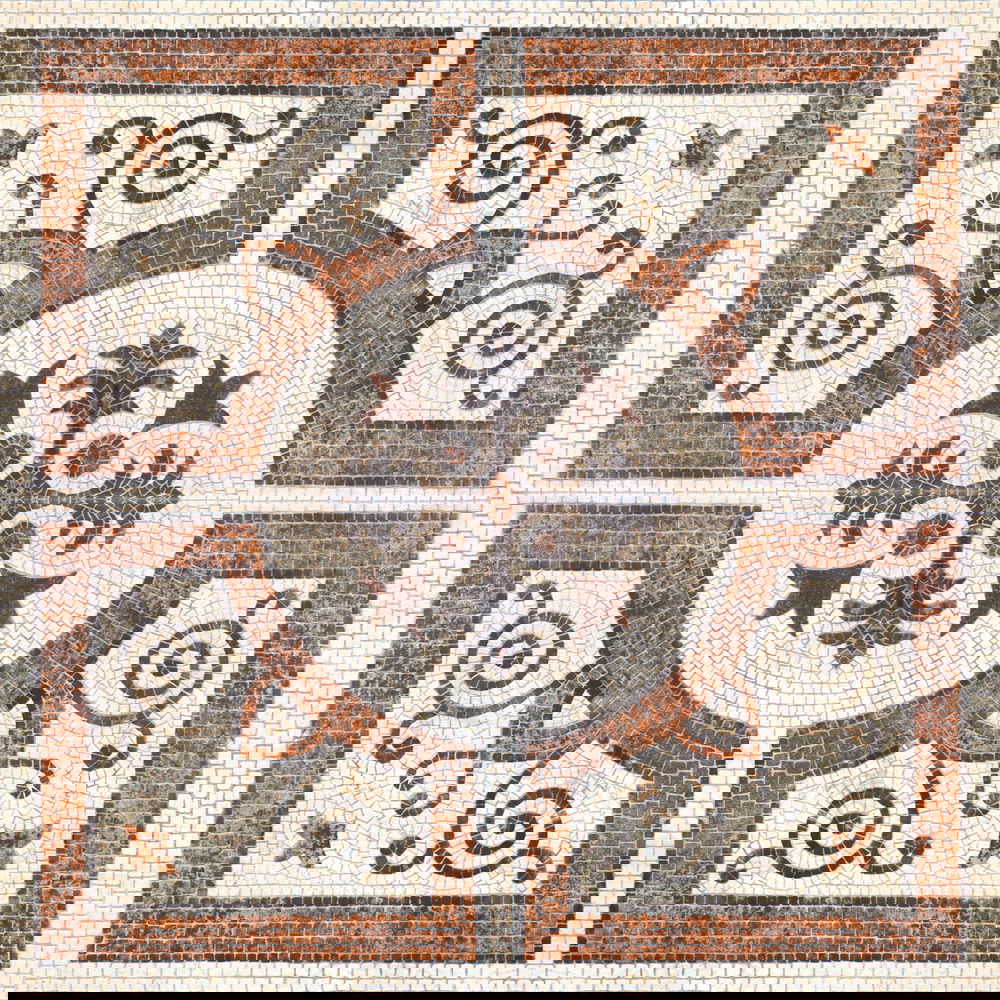 Set 3 role Tapet Imprimat Digital Byzantine tile