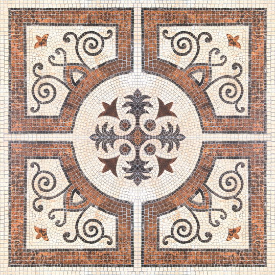 Set 3 role Tapet Imprimat Digital Byzantine tile