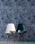 Set 3 role Tapet Imprimat Digital Louvre Blue