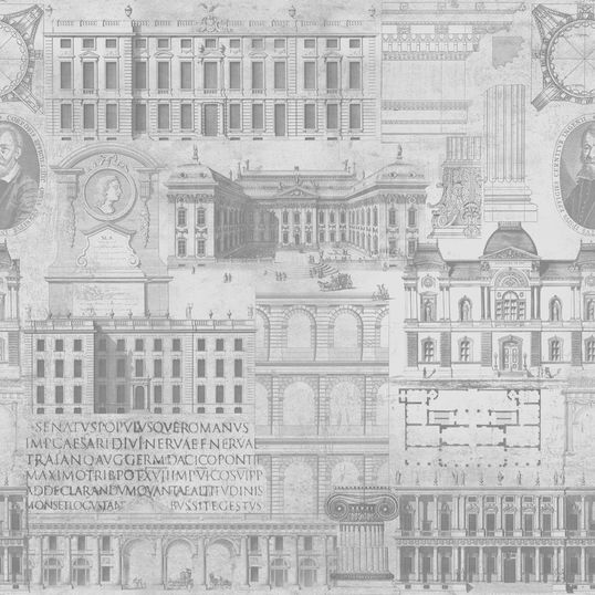 Set 3 role Tapet Imprimat Digital Vitruvius