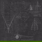 Set 3 role Tapet Imprimat Digital Newton Geometry Anthracite