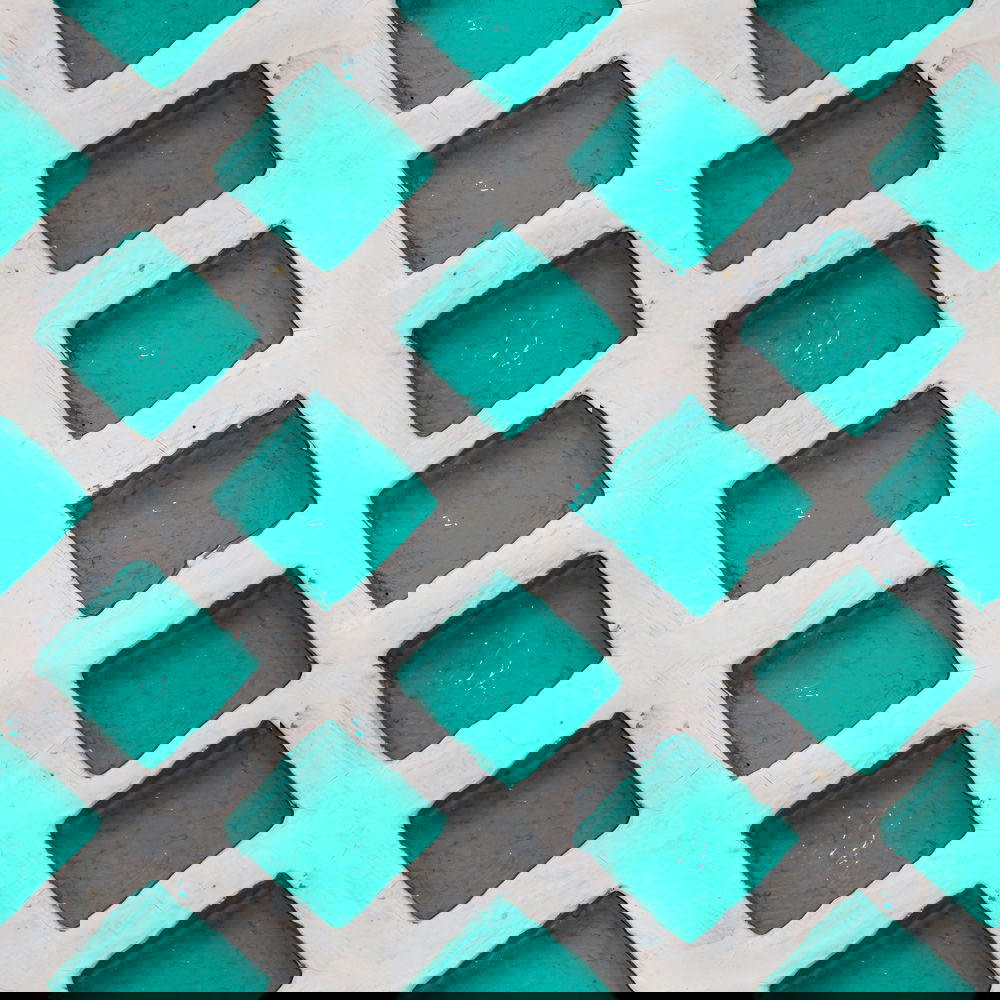 Set 3 role Tapet Imprimat Digital Turquoise patch