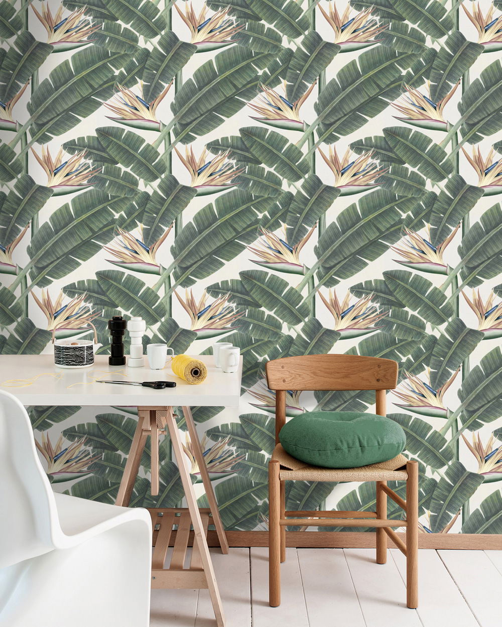 Set 3 role Tapet Imprimat Digital Tropical Bloom