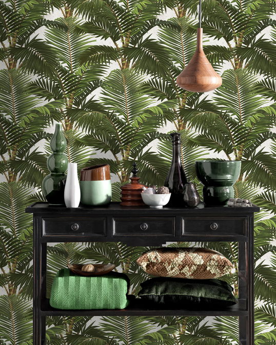 Set 3 role Tapet Imprimat Digital Jardin Tropical