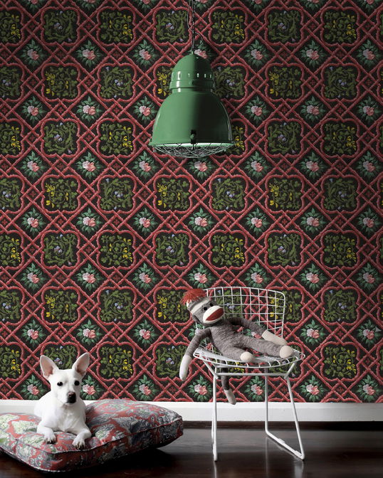 Set 3 role Tapet Imprimat Digital Latticework
