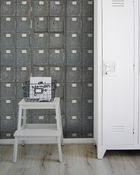 Set 3 role Tapet Imprimat Digital Locker Room