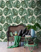 Set 3 role Tapet Imprimat Digital Tropical Leaf