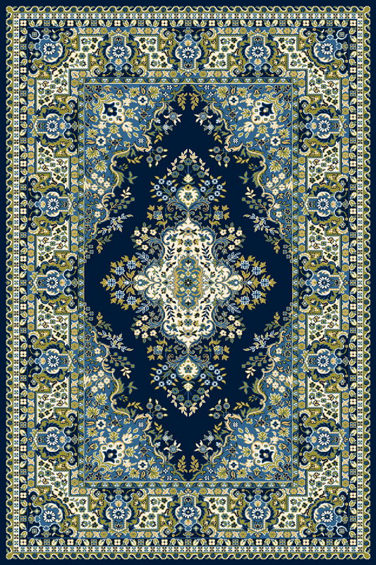 Covor Fatima S Navy Blue, Wilton